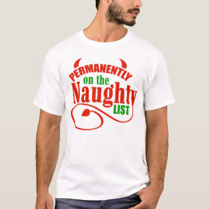 Camiseta Permanentemente en la lista traviesa