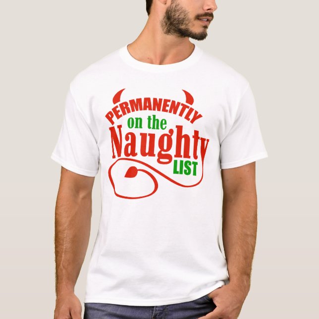 Camiseta Permanentemente en la lista traviesa (Anverso)