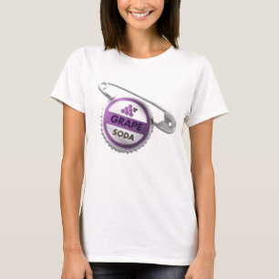 Camiseta Perno de la cápsula de soda de la uva