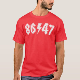 Camiseta Perno de rayo de estilo clásico vintage de los 80