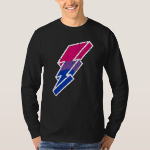 Camiseta Perno de rayo del orgullo Bi Lindo Desfile LGBTQ S