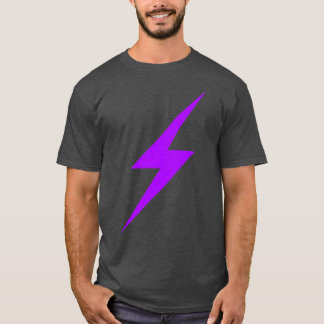 Camiseta Perno De Rayo Púrpura Del Anarquismo-Feminismo