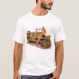 Camiseta perno encima del ejército