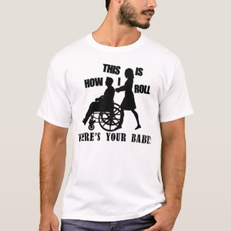 Camiseta Perno prisionero de la silla de ruedas