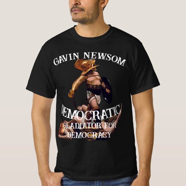 Camiseta Pero cabeza de trompeta Republicano Elección Gavin (Anverso)