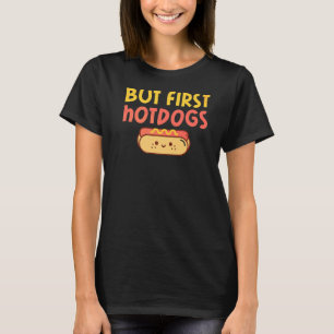 Camiseta Pero el hotdog de primera perrera