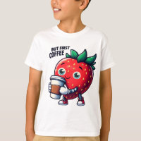 Pero el primer café - Amante del café de fresa