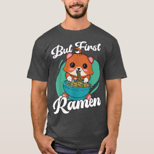 Camiseta Pero el primer gato japonés de Ramen Kawaii Anime
