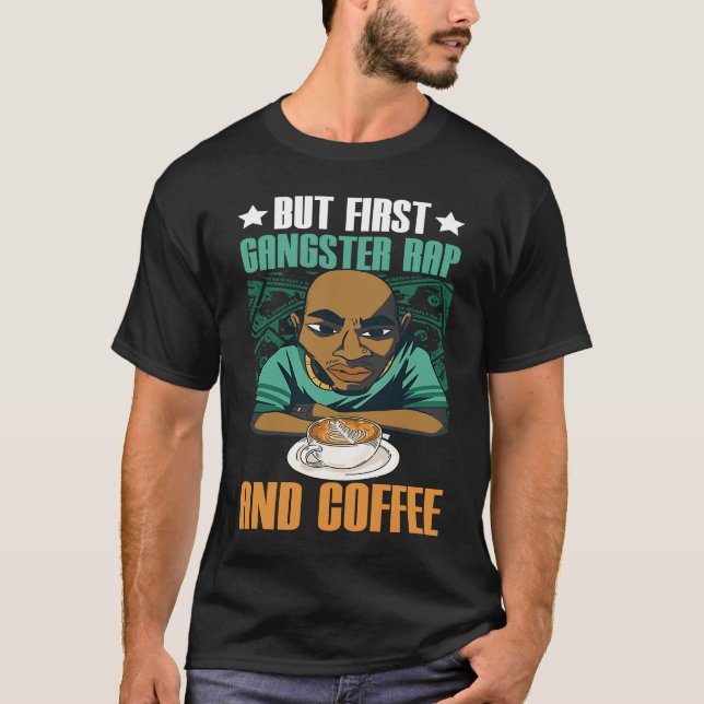 Camiseta Pero el primer rap de rock y café (Anverso)