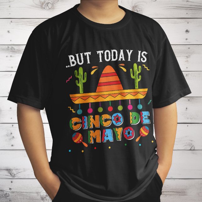 Camiseta Pero Hoy Es Cinco De Mayo, Cactus Mexicano Diverti (Subido por el creador)