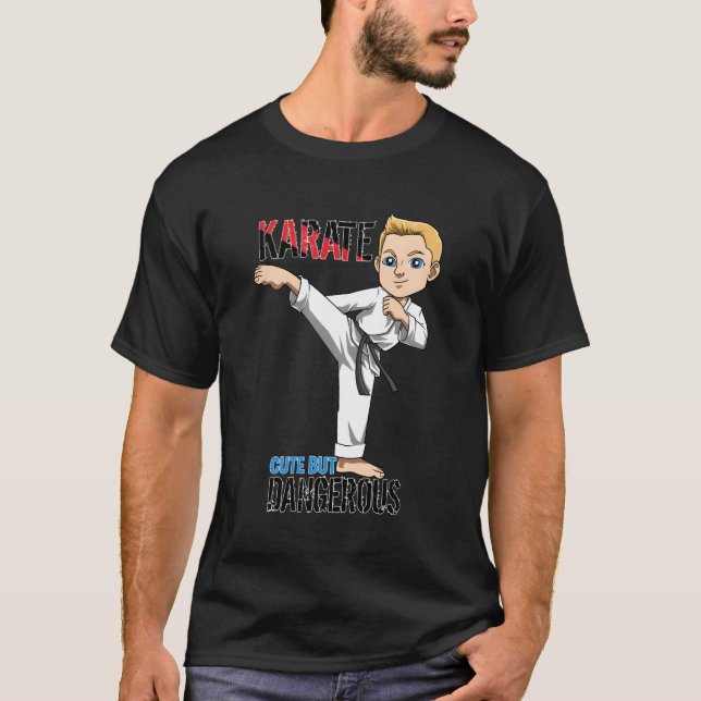 Camiseta Pero Karate peligroso (Anverso)