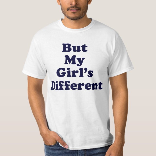 Camiseta Pero Mi Chica Diferente (Anverso)