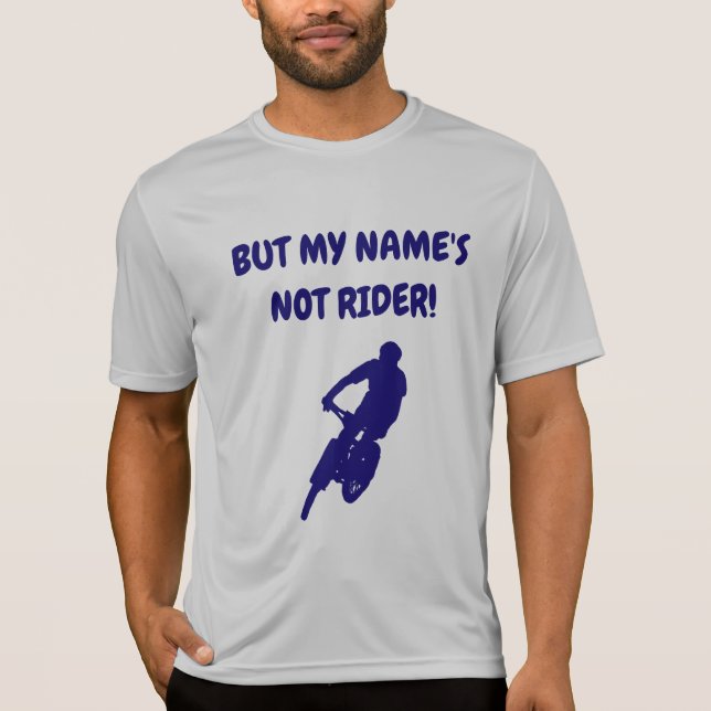 Camiseta Pero mi nombre no es Rider ropa (Anverso)