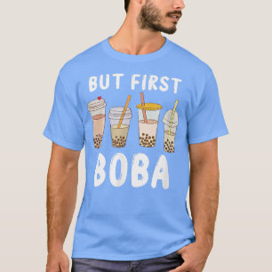 Camiseta Pero primero Boba Kawaii Anime Funny - Bubble Tea 