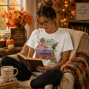 Camiseta Pero Primero Café, Colorido Amante de Libros de Ot