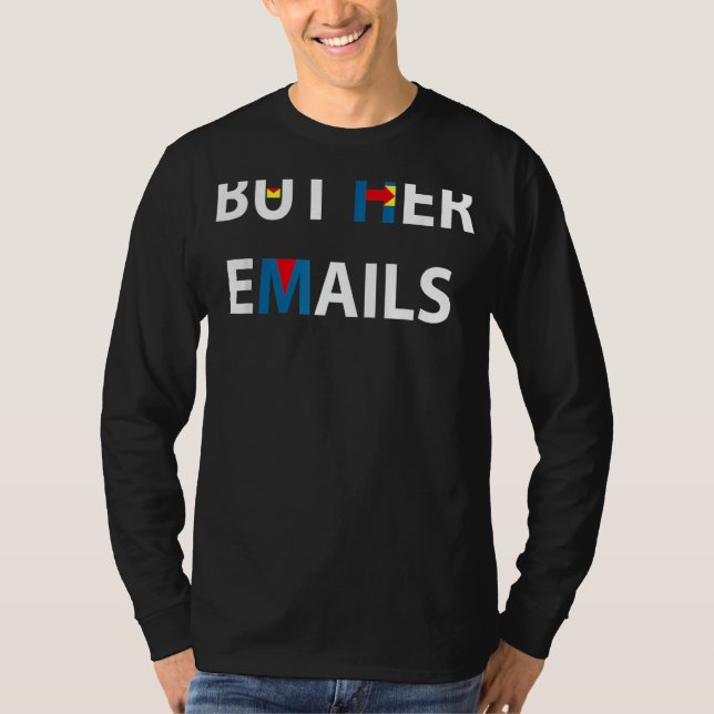 Camiseta Pero sus correos electrónicos lloran a los republi (Anverso)