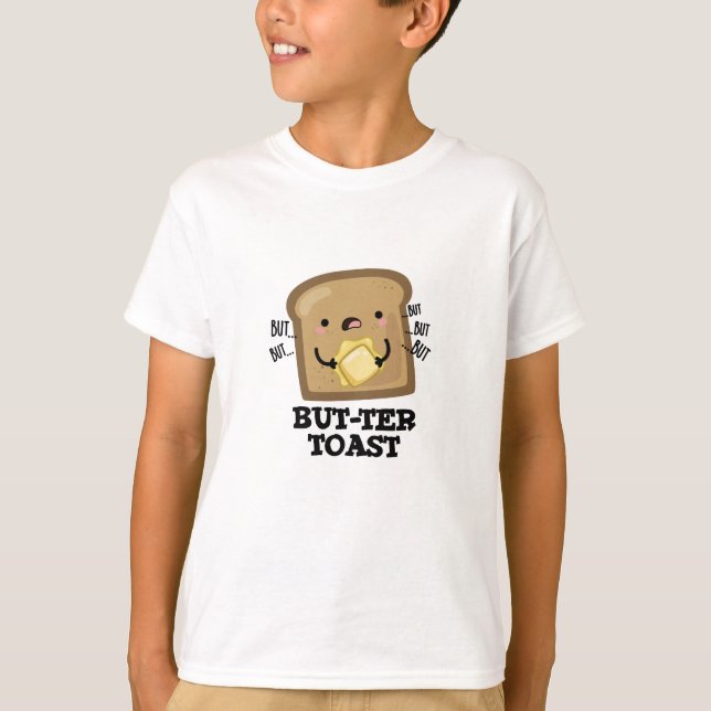 Camiseta Pero-ter Toast Funny Bread Pun Dark BG (Anverso)