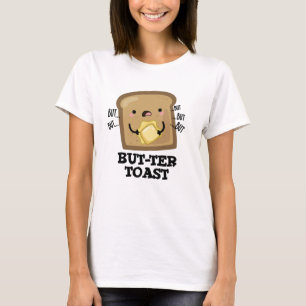 Camiseta Pero-ter Toast Funny Bread Pun Dark BG