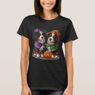 Camiseta Perras de montaña de Berna lindas de mujeres bruja