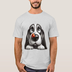 Camiseta Perrito adorable con mariquita