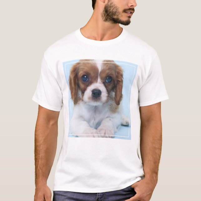 Camiseta Perrito arrogante del perro de aguas de rey (Anverso)
