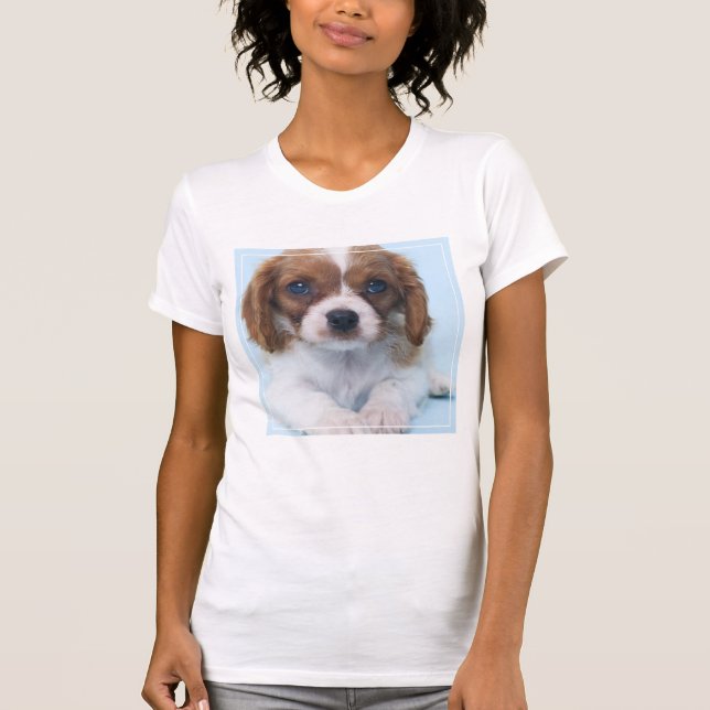 Camiseta Perrito arrogante del perro de aguas de rey (Anverso)