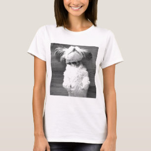 Camiseta Perrito blanco y negro de Shih-Tzu