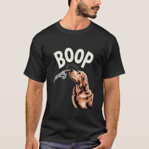 Camiseta Perrito Boop Esqueleto Dedo Divertido Retriever Do