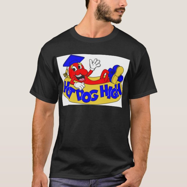 Camiseta Perrito caliente alto (Anverso)