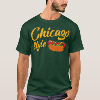 Camiseta perrito caliente de estilo chicago TShirt