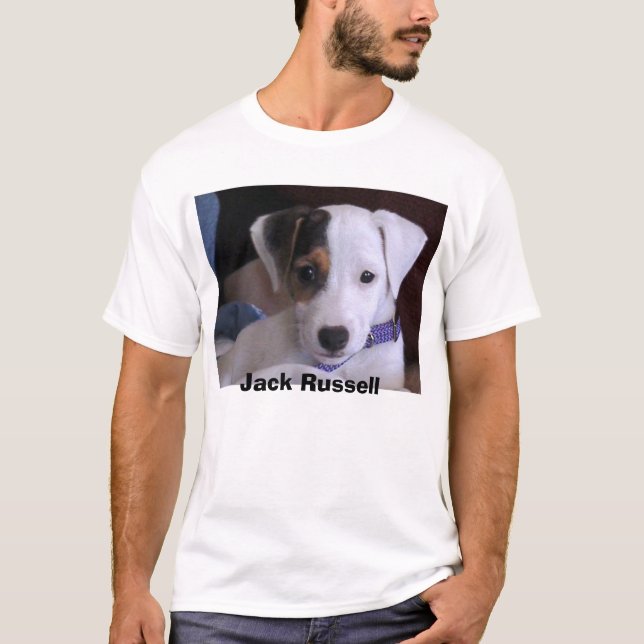 Camiseta Perrito de Jack Russell (Anverso)