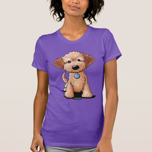 Camiseta Perrito de KiniArt Goldendoodle (Anverso)