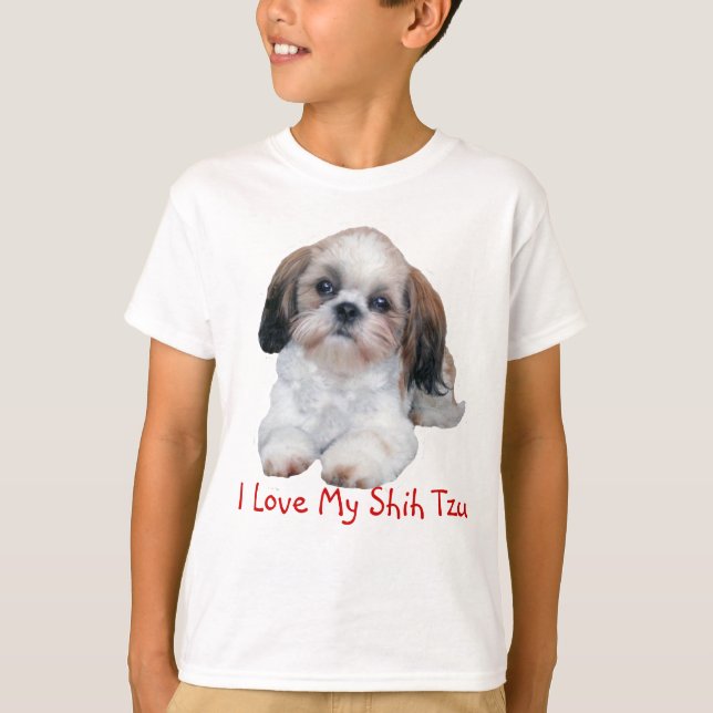 Camiseta Perrito de Shih Tzu (Anverso)