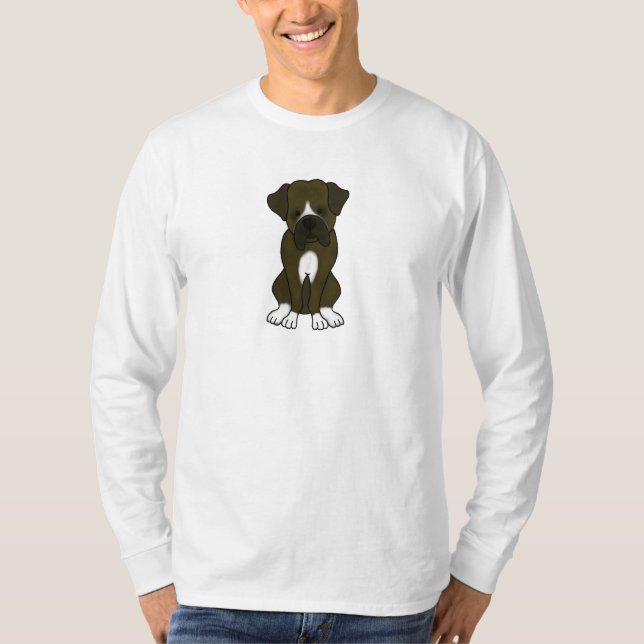 Camiseta Perrito del perro del boxeador (Anverso)
