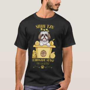 Camiseta Perrito Estético Coquette Stand de Limonada patas 