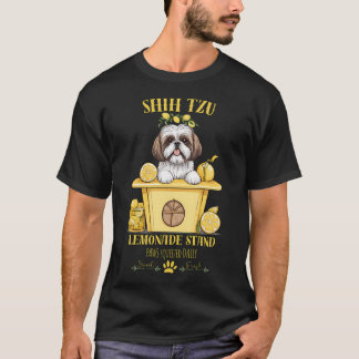 Camiseta Perrito Estético Coquette Stand de Limonada patas