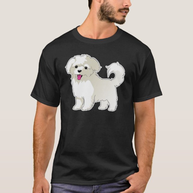 Camiseta Perrito maltés (Anverso)