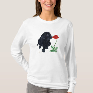 Camiseta Perrito negro de Labrador
