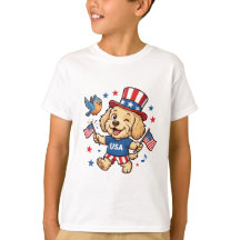 Perrito Patriota Día de la Independencia de EE. UU