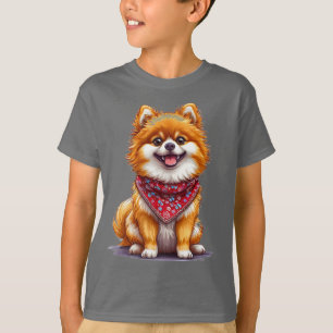 Camiseta Perrito Pomerania adorable