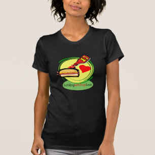 Camiseta Perritos calientes y salsa de tomate