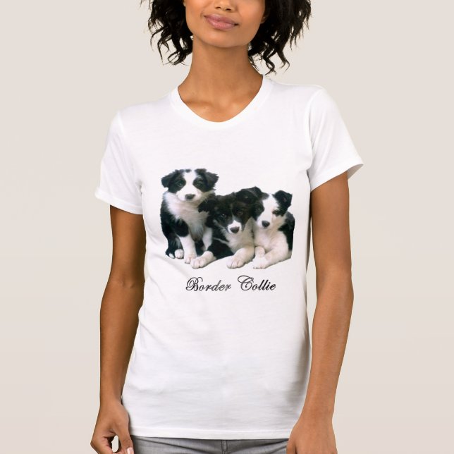 Camiseta Perritos del border collie (Anverso)
