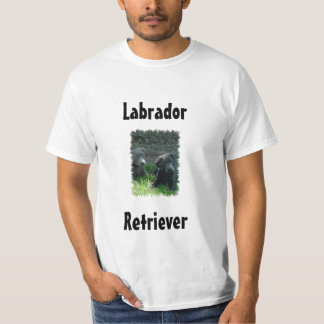 Camiseta Perritos del labrador retriever de la plata y del