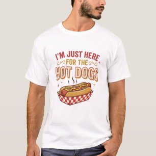 Camiseta Perritos Estoy Aquí Solo Por Los Perritos Divertid
