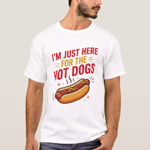 Camiseta Perritos Estoy Aquí Solo Por Los Perritos Divertid