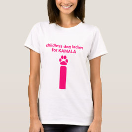 Camiseta Perritos sin hijos damas de Kamala diversión perro