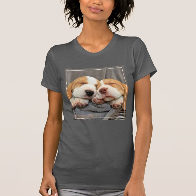 Camiseta Perritos soñolientos (Anverso)