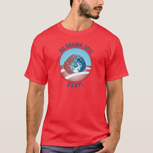 Camiseta Perro 2012 de Favorable-BO Obama (Anverso)