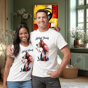 Camiseta Perro Abstracto Vanguardista