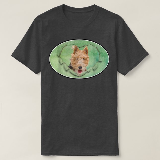 Camiseta Perro acuático para el territorio (Diseño del anverso)
